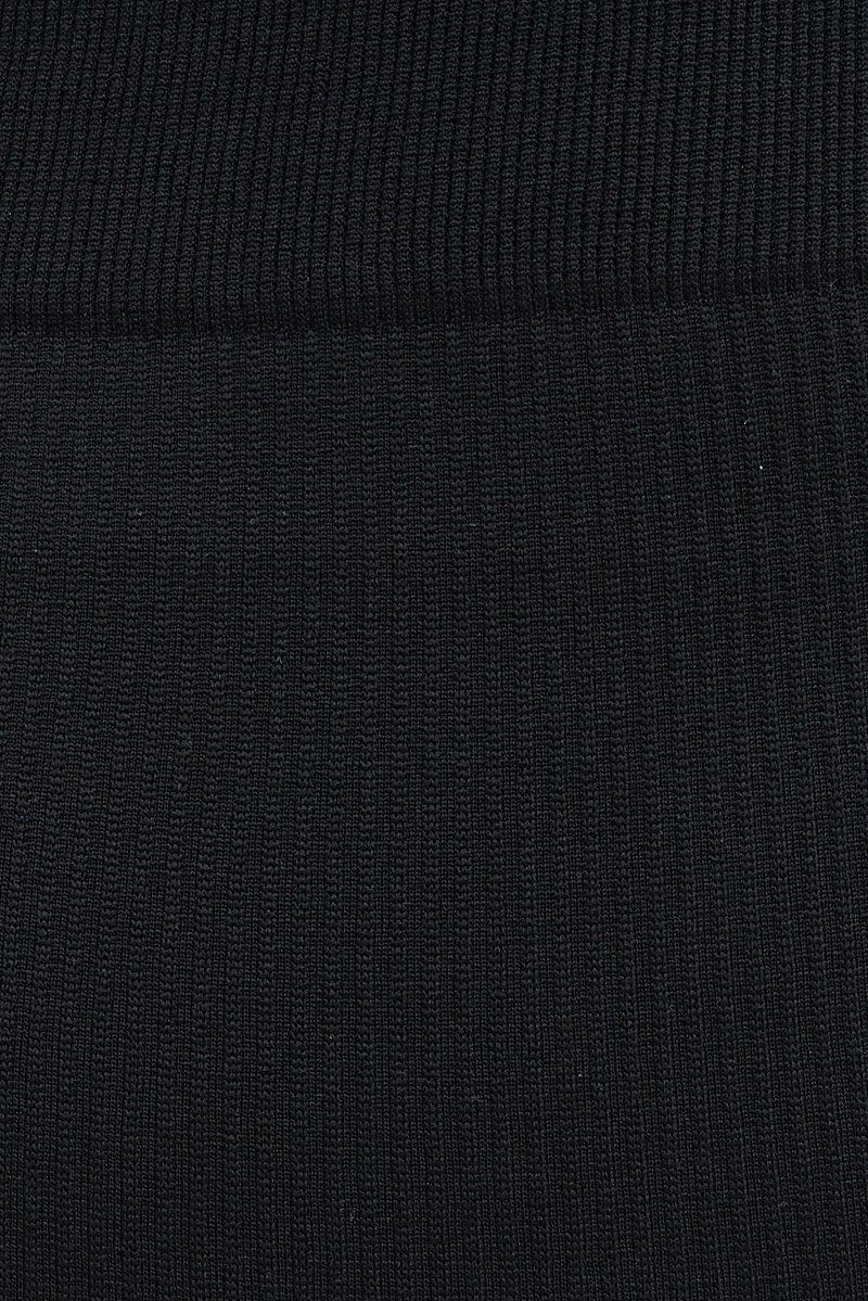 Black Fleece Leggings Seamless