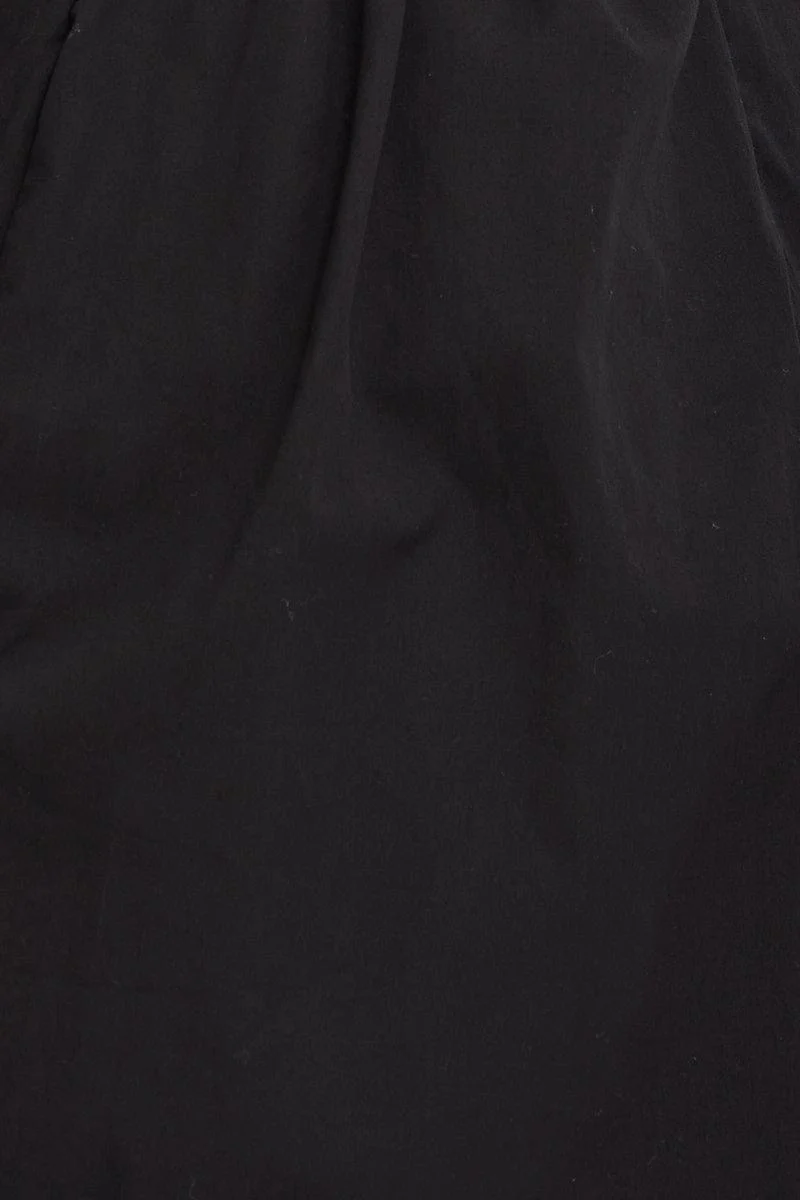 Black Mini Dress Short Sleeve