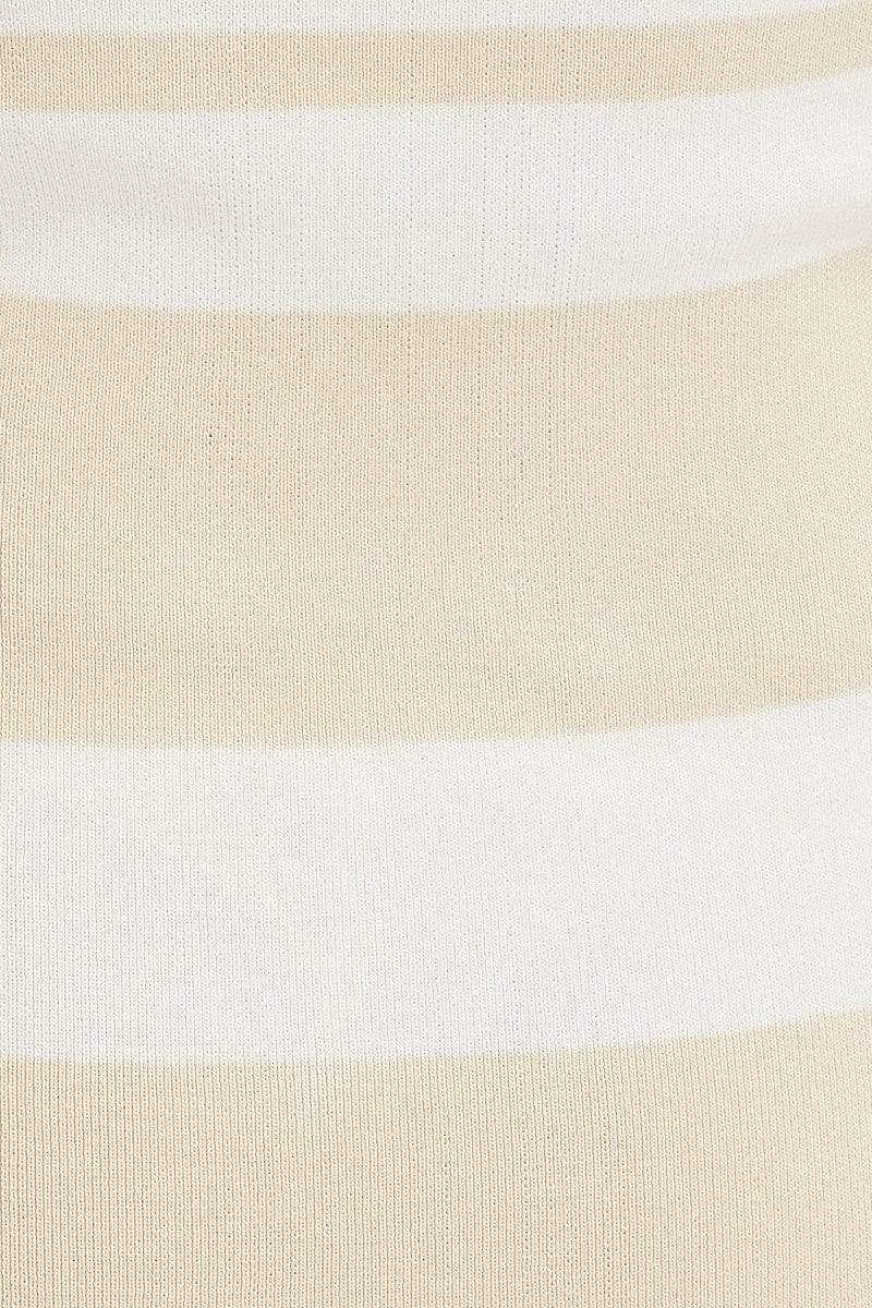 Multi Kint Midi Dress