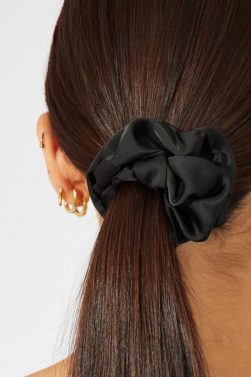 Black Scrunchies