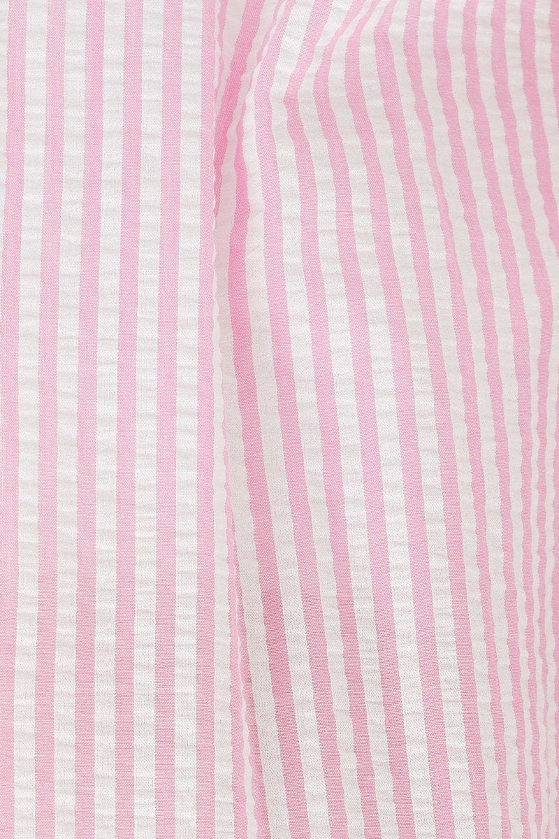 Stripe Shirt Long Sleeve Cotton