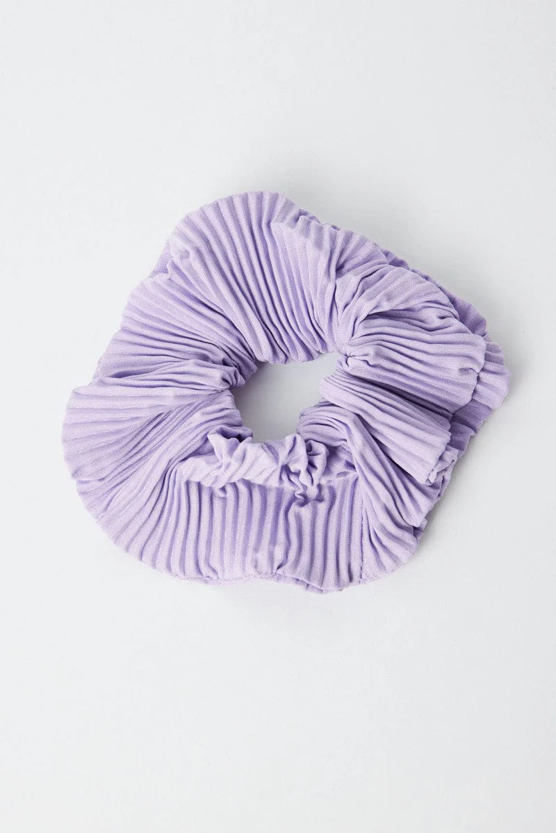 Purple Scrunchie