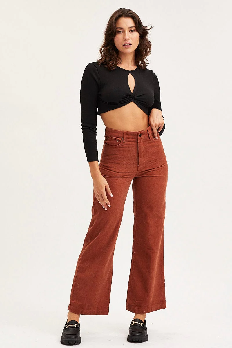 Black Cut Out Top Cami
