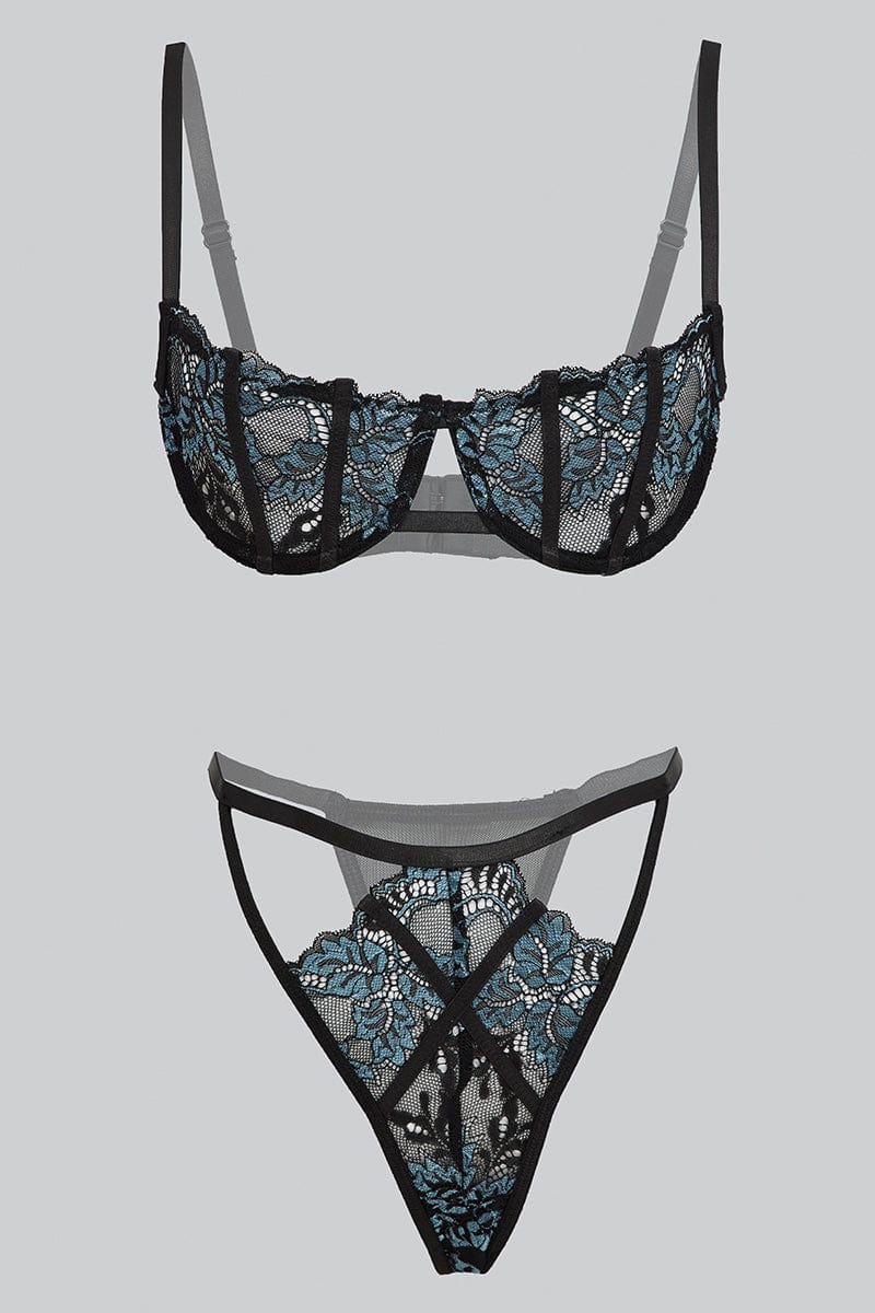 Black Lace Lingerie Set