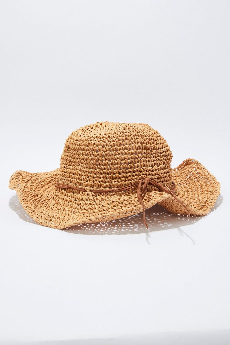 Beige Straw Hat