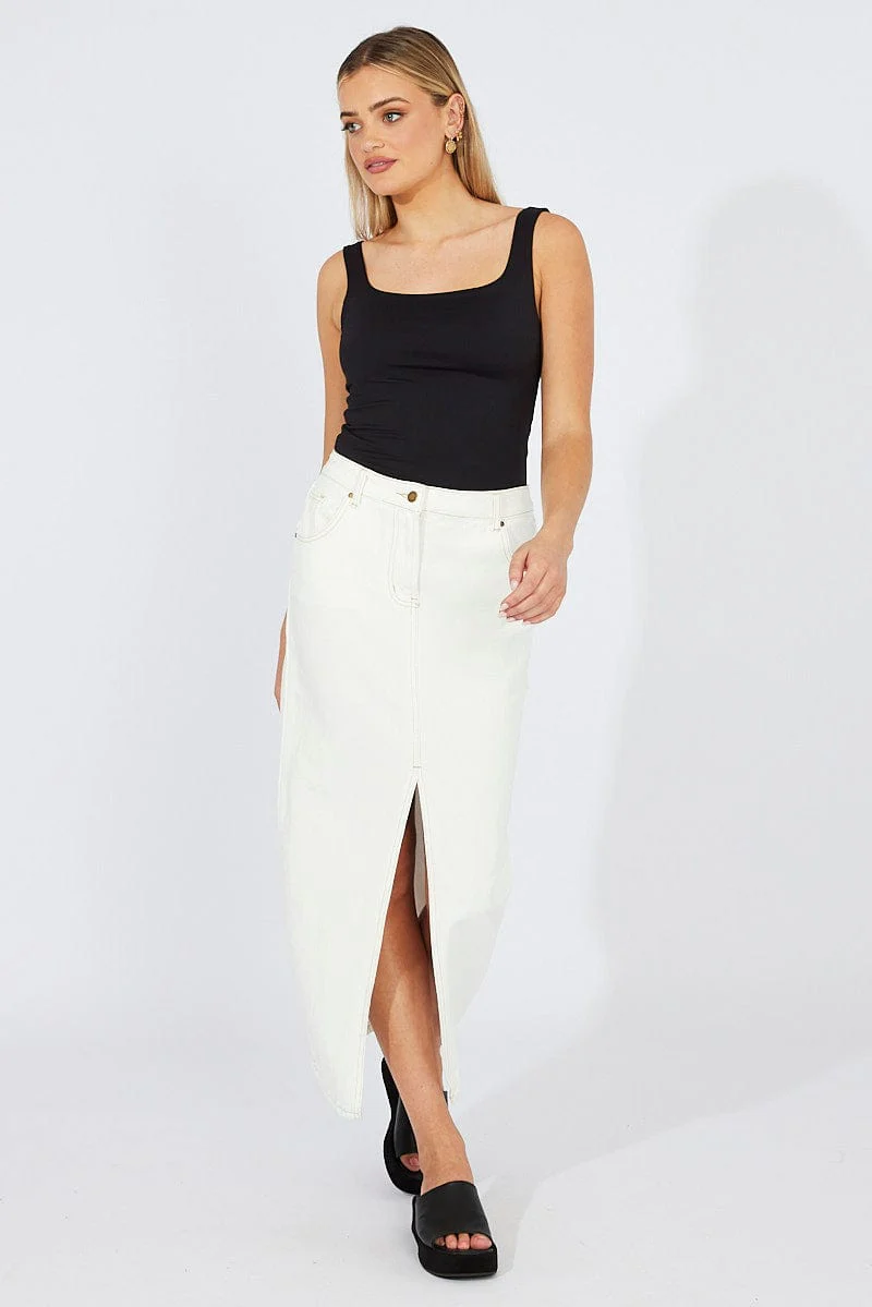 Black Supersoft Top Sleeveless