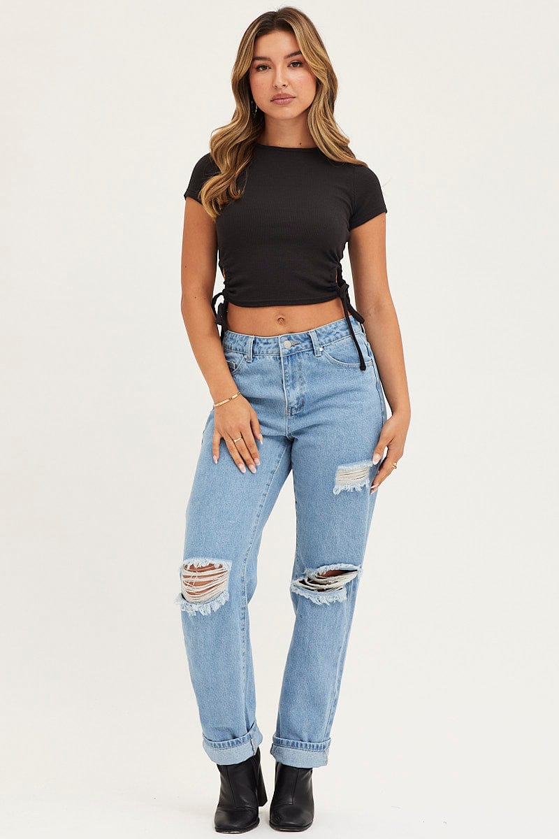 Black Top Short Sleeve