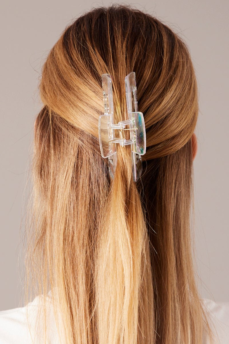 Metallic 2 Pack Iridescent Claw Clips