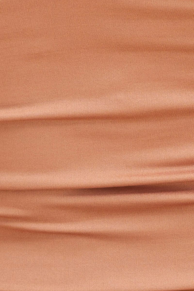 Pink Crop Cami Top Smooth Scoop Neck Sleeveless