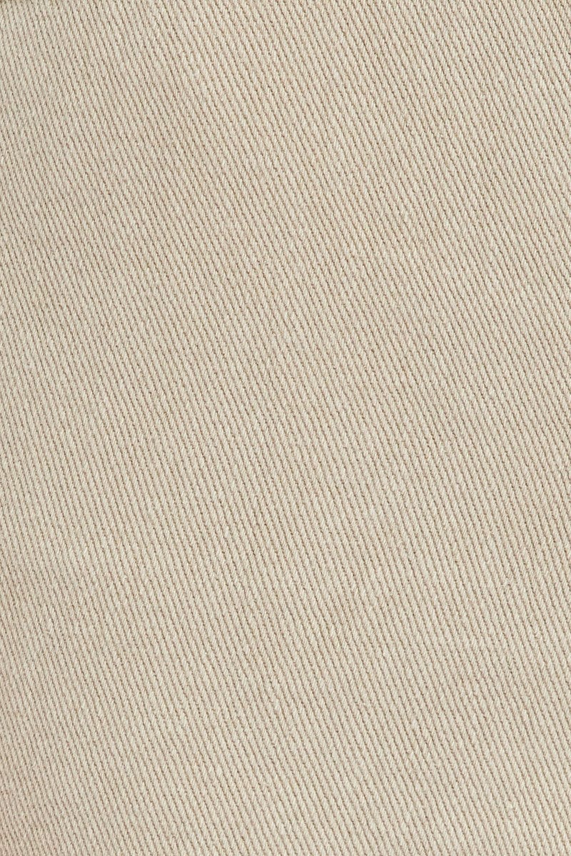 Beige Mom Denim Jean