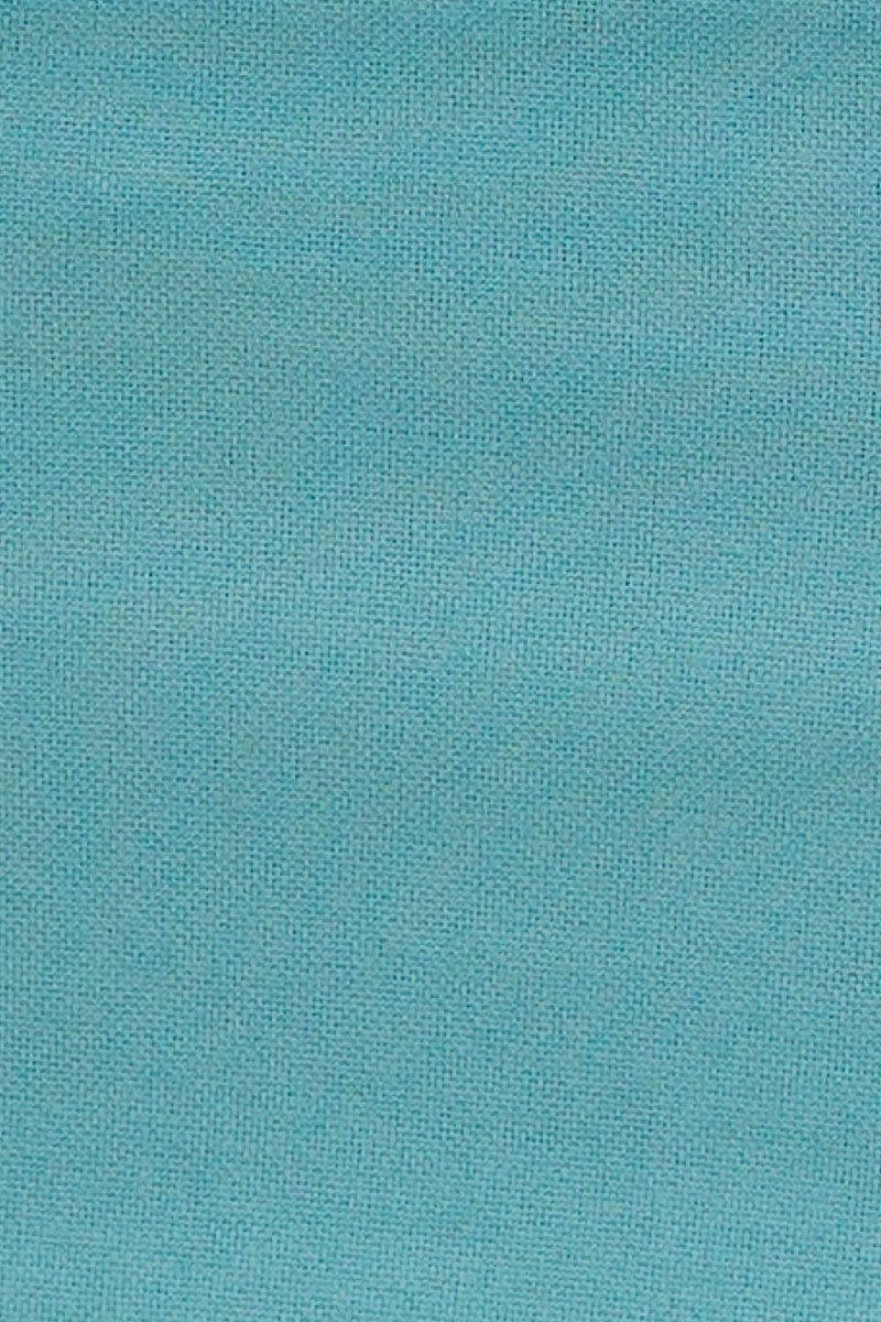 Blue Ponte Scarf Crop Top