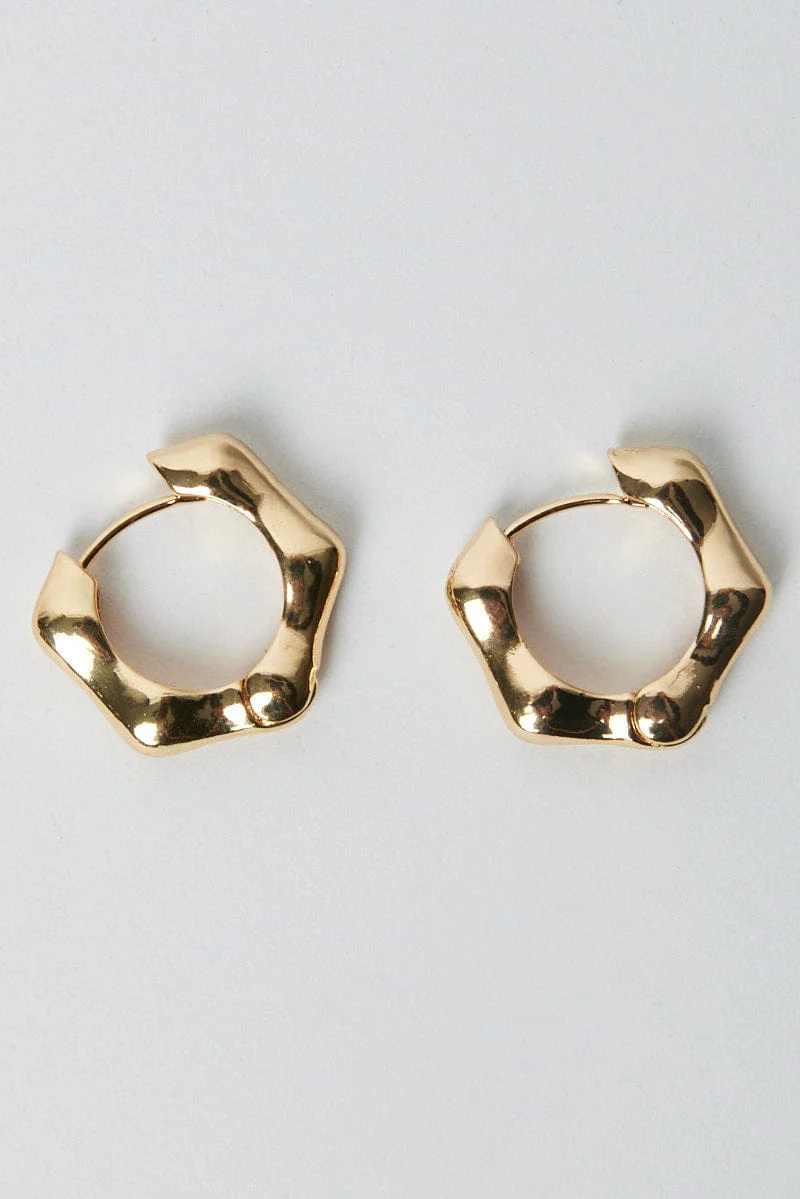 Gold Hoop Earrings