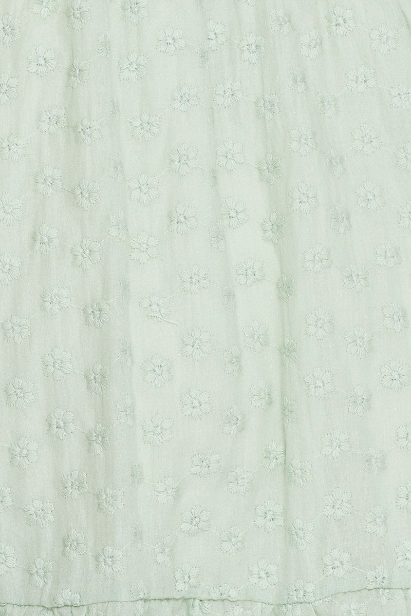 Green Mini Dress Short Sleeve