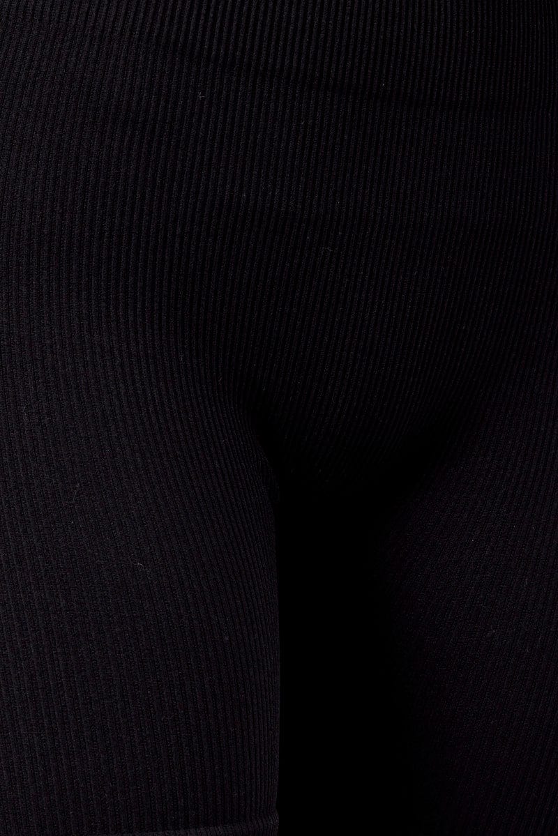 Black Bike Shorts Seamless