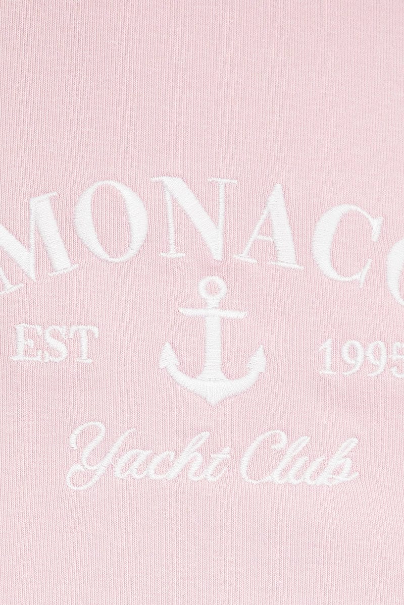 Pink Graphic Tee Short Sleeve