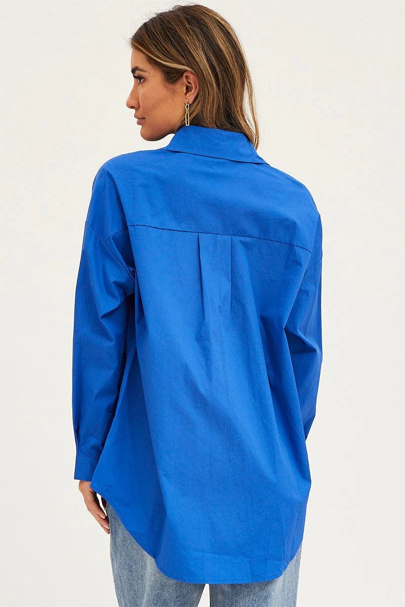 Navy Long Sleeve Shirt