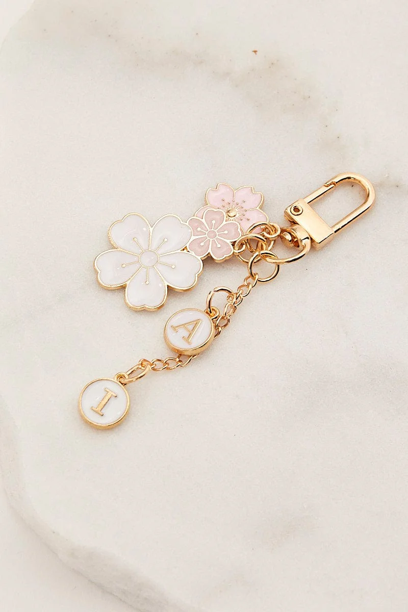 Multi Sakura Keyring