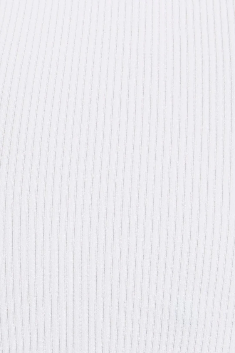 White Essential Seamless Tank Top