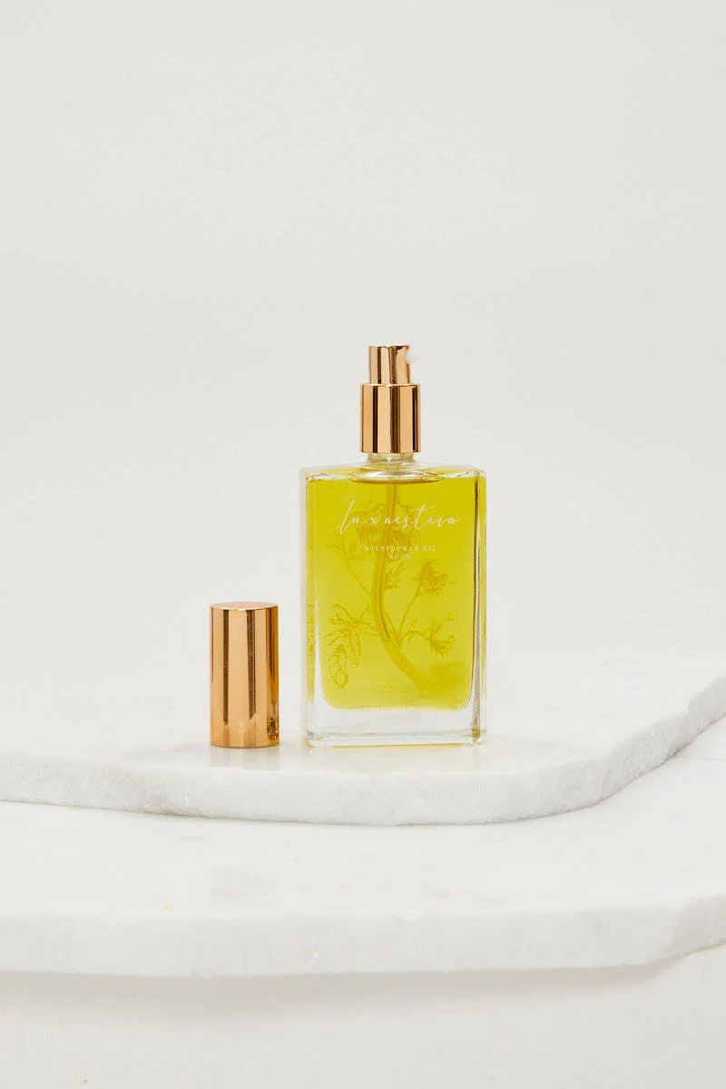 Yellow Lux Aestiva Wild Flower Body Oil 100Ml