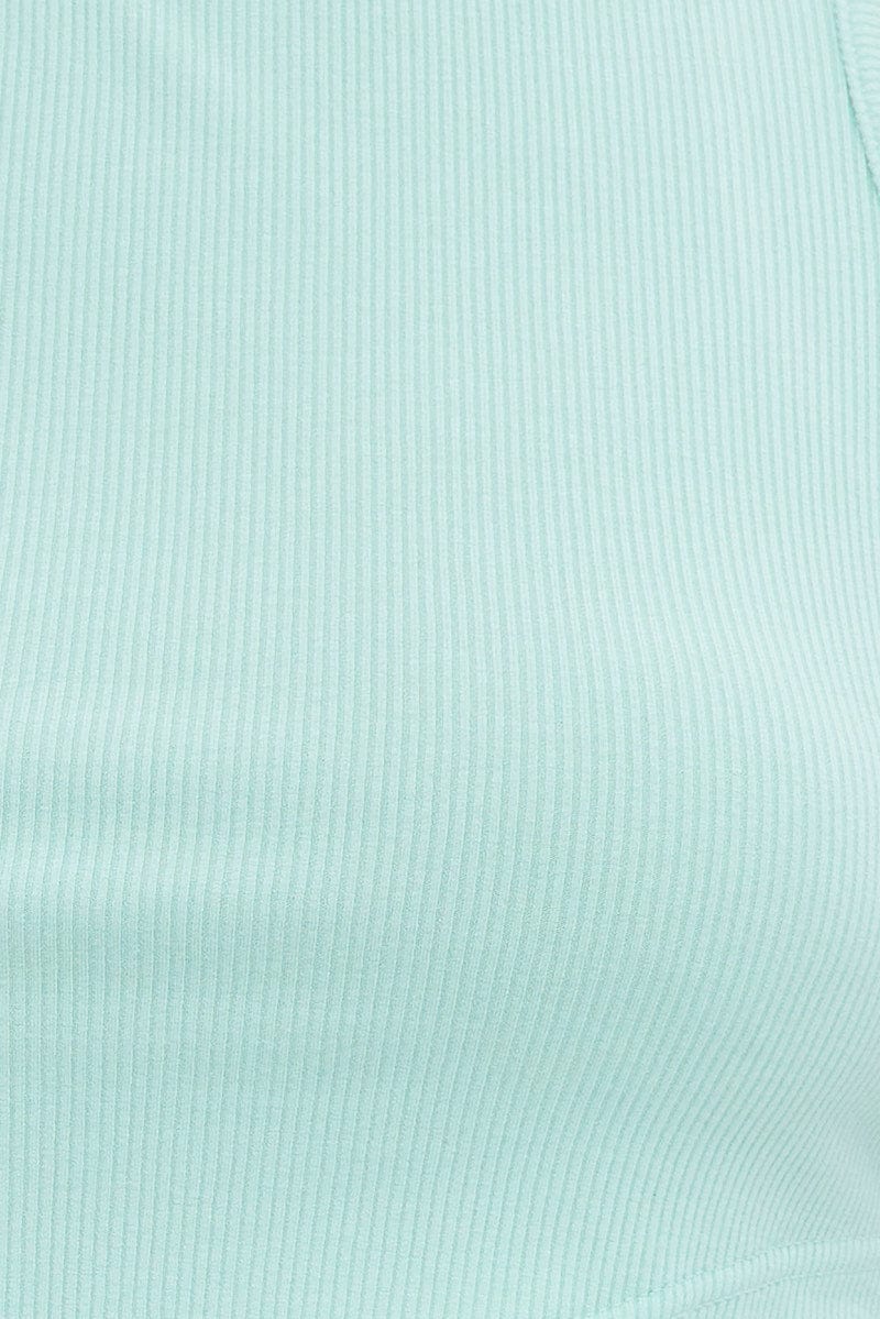 Green Scarf Tank Top