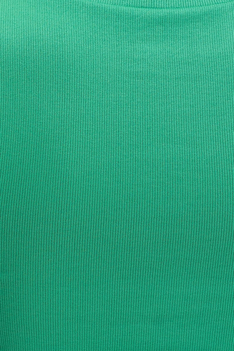 Green T Shirt Short Sleeve Crew Neck