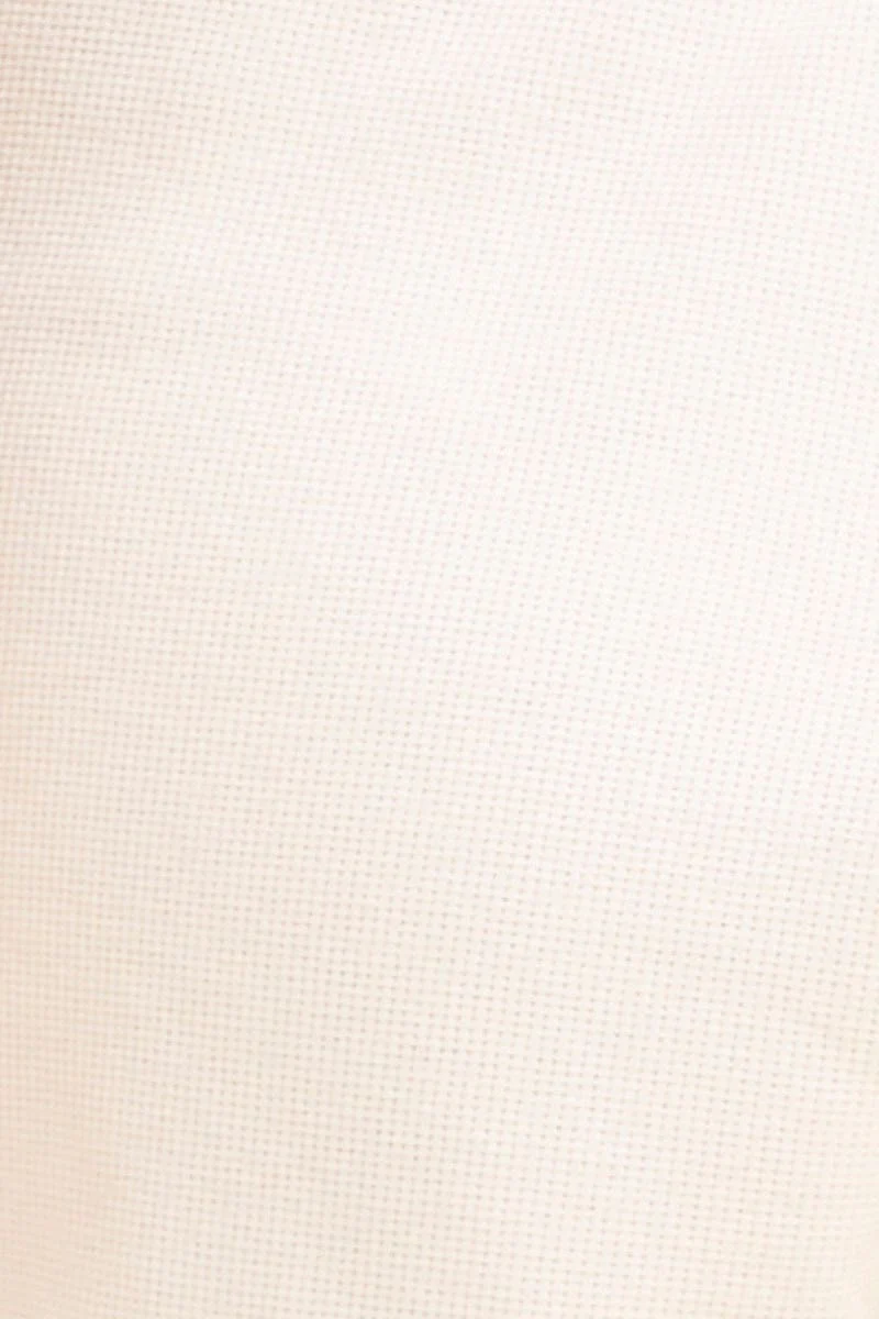 White Sutton Basic Rib Notch Singlet