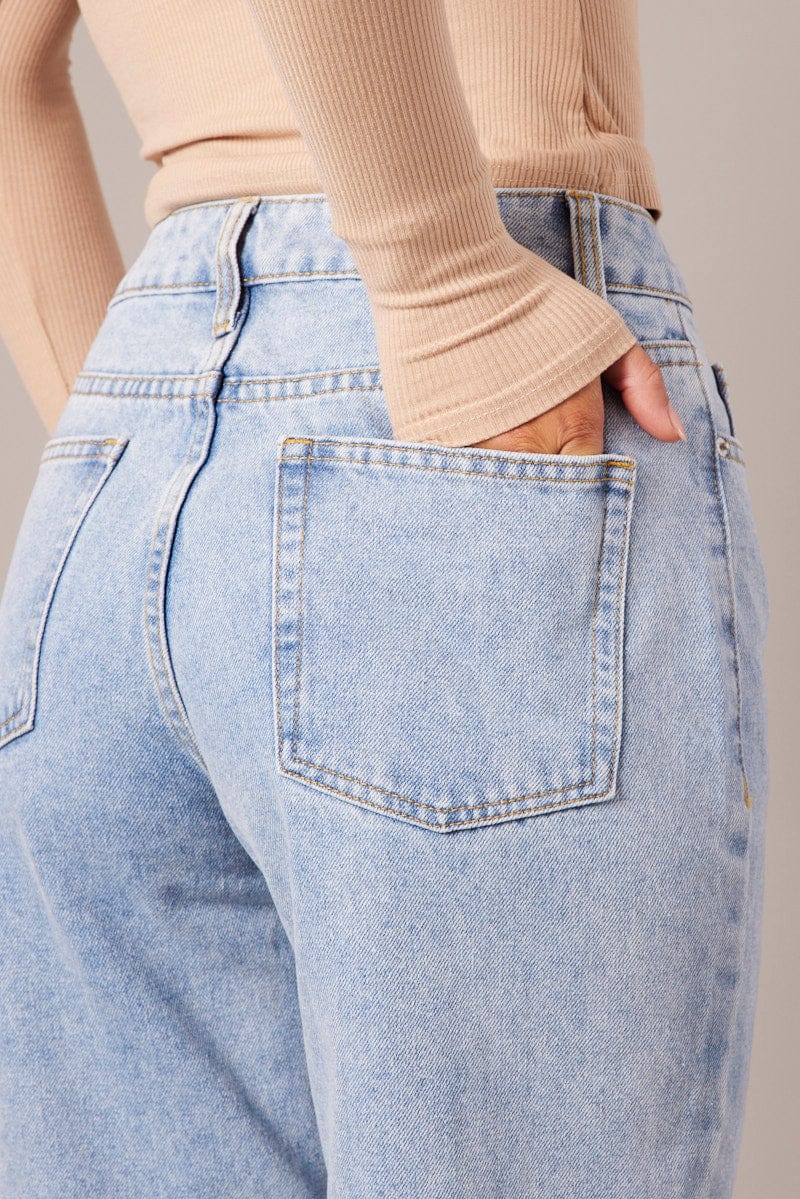 Denim Boyfriend Jean High Rise