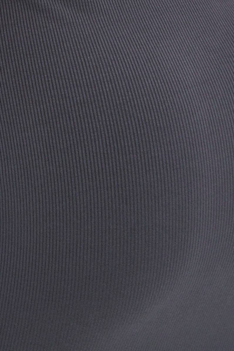 Grey Dress Short sleeve Crew neck