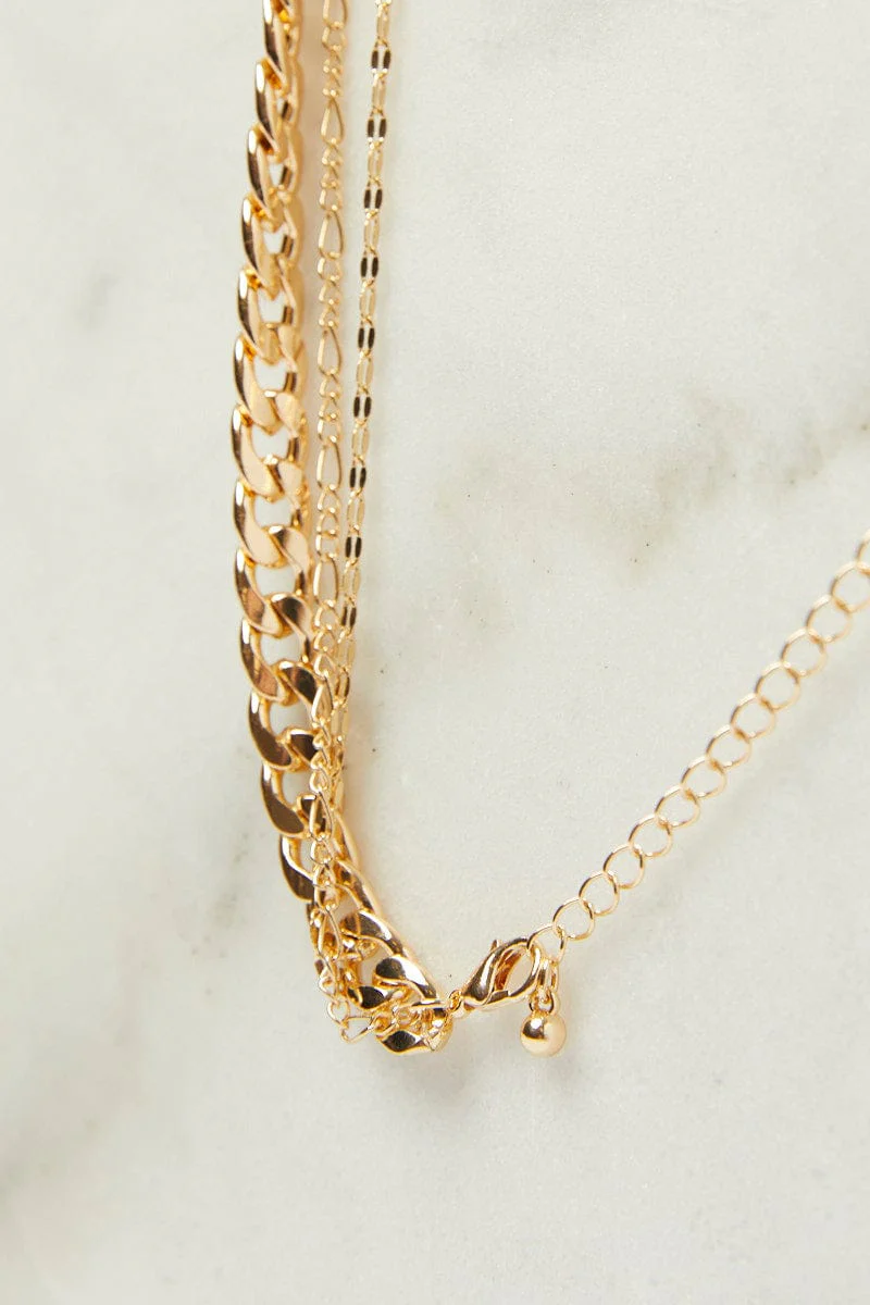 Gold 777 Number Layered Necklace