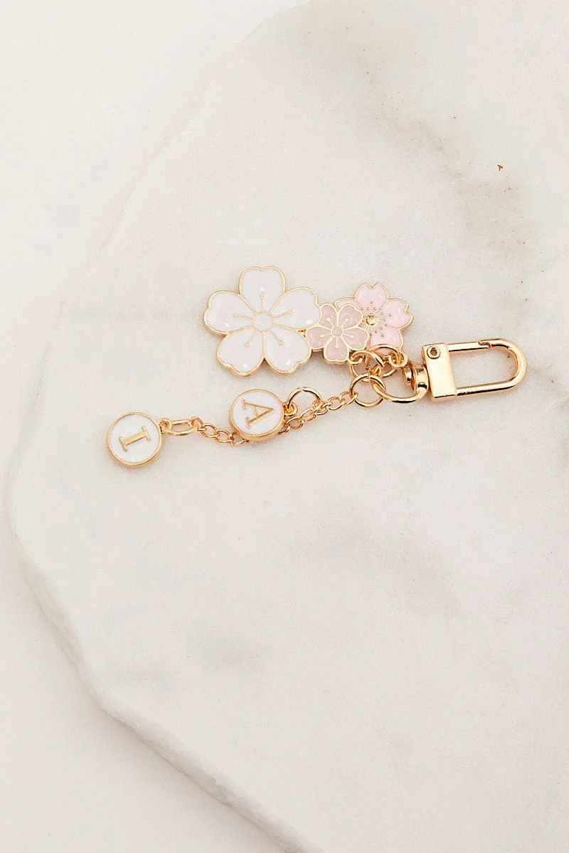 Multi Sakura Keyring