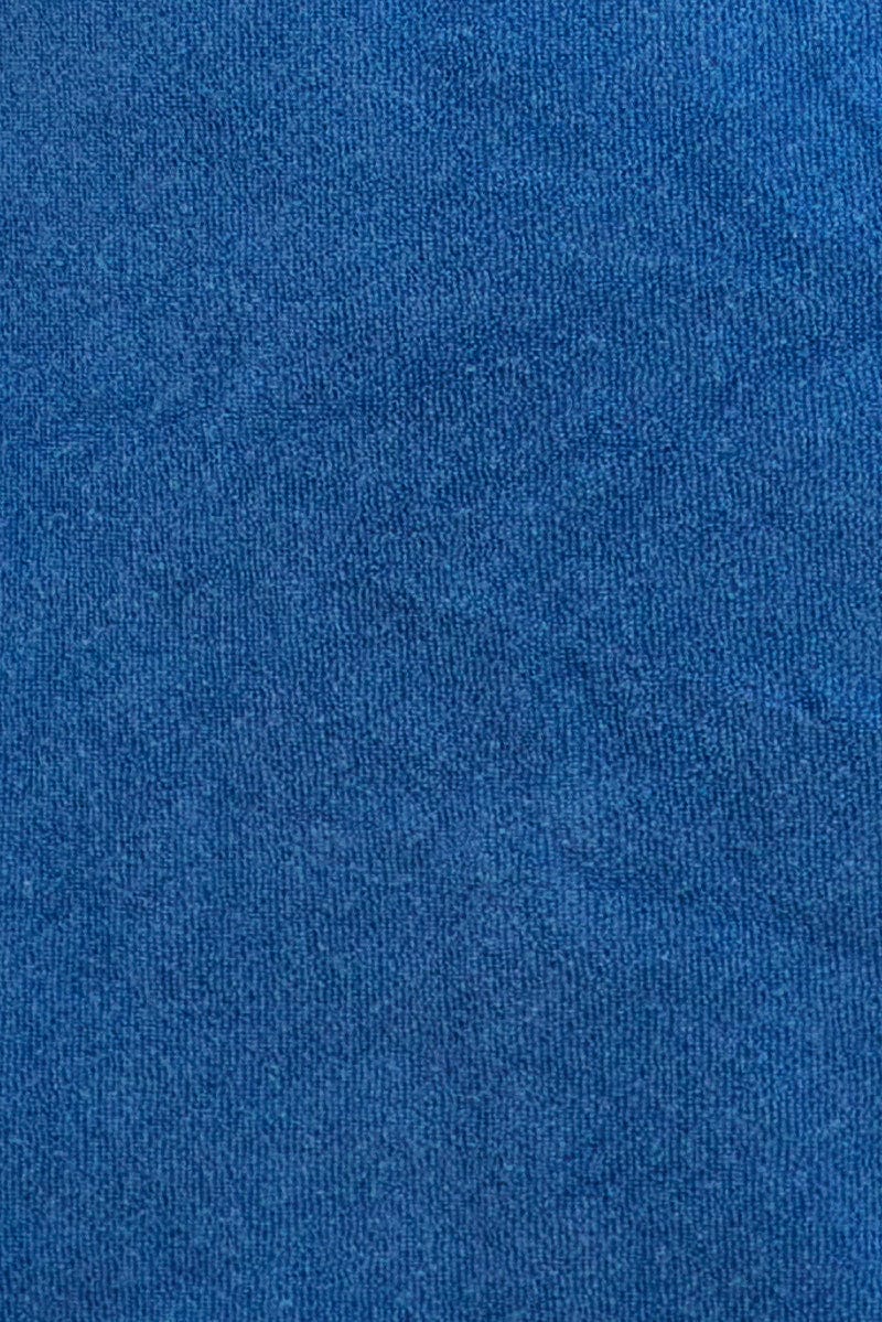 Blue Terry Beach Crop Tank