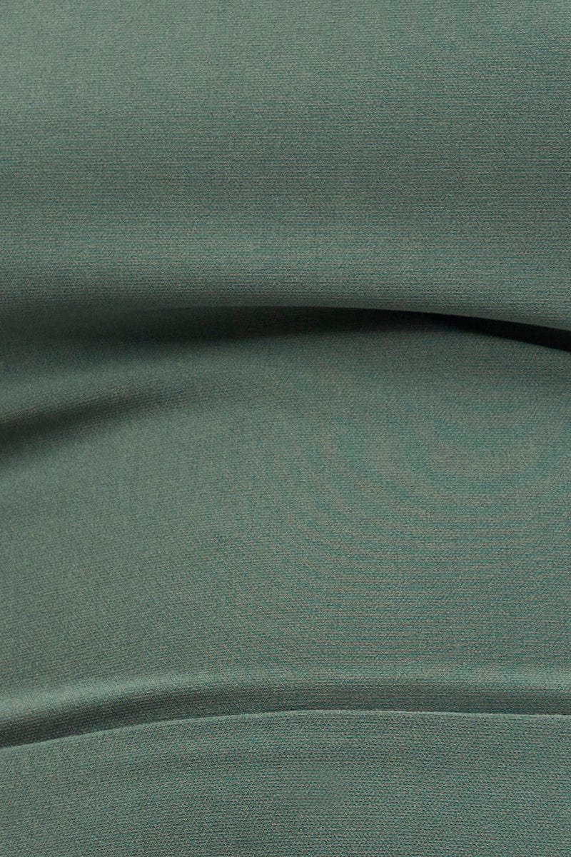 Green Midi Dress Bodycon