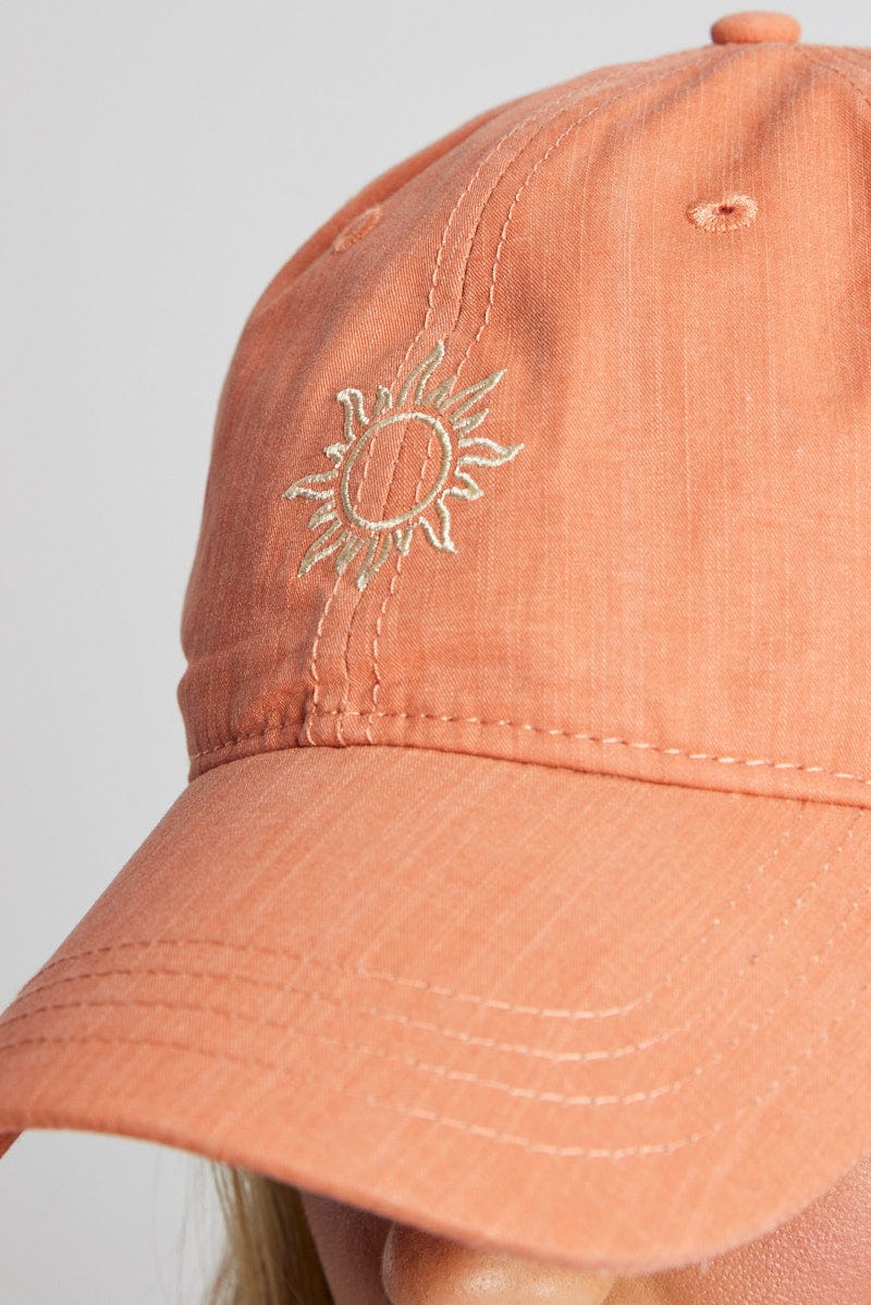 Orange Dad Cap