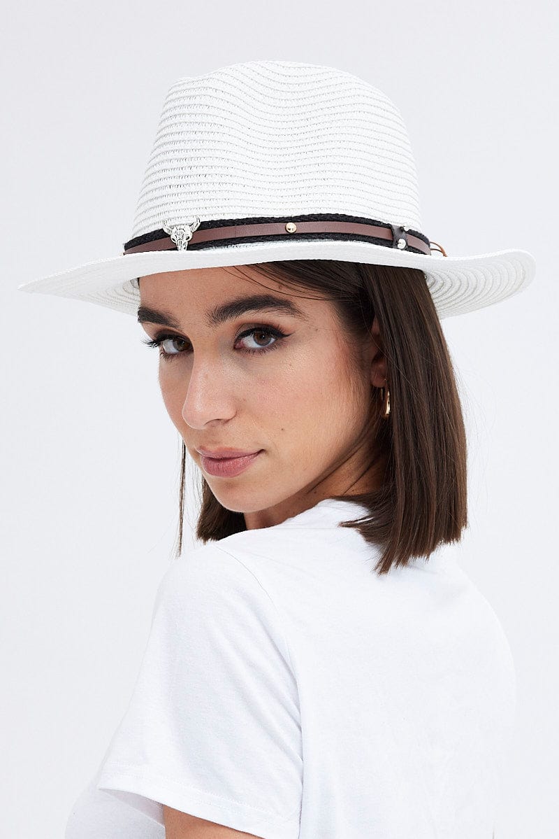 White Straw Hat