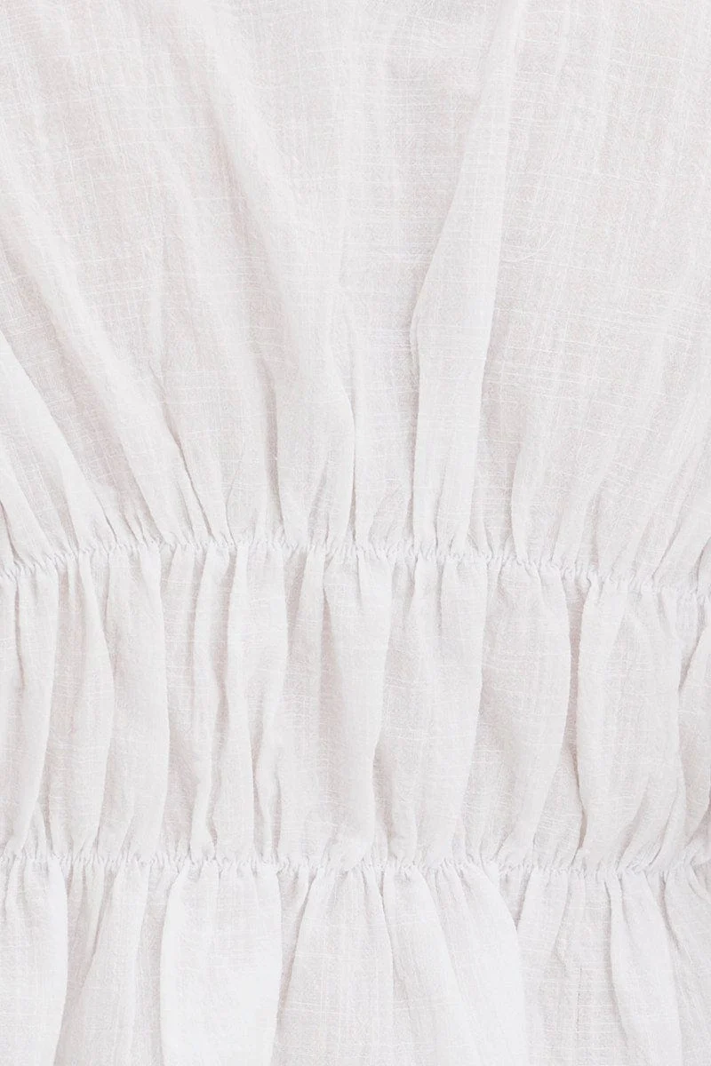 White Shirt Top Long Sleeve