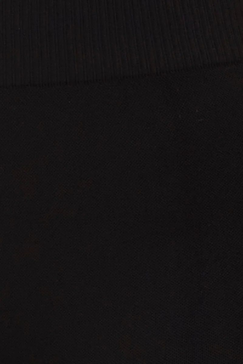 Black Seamless Activewear Singlet Top