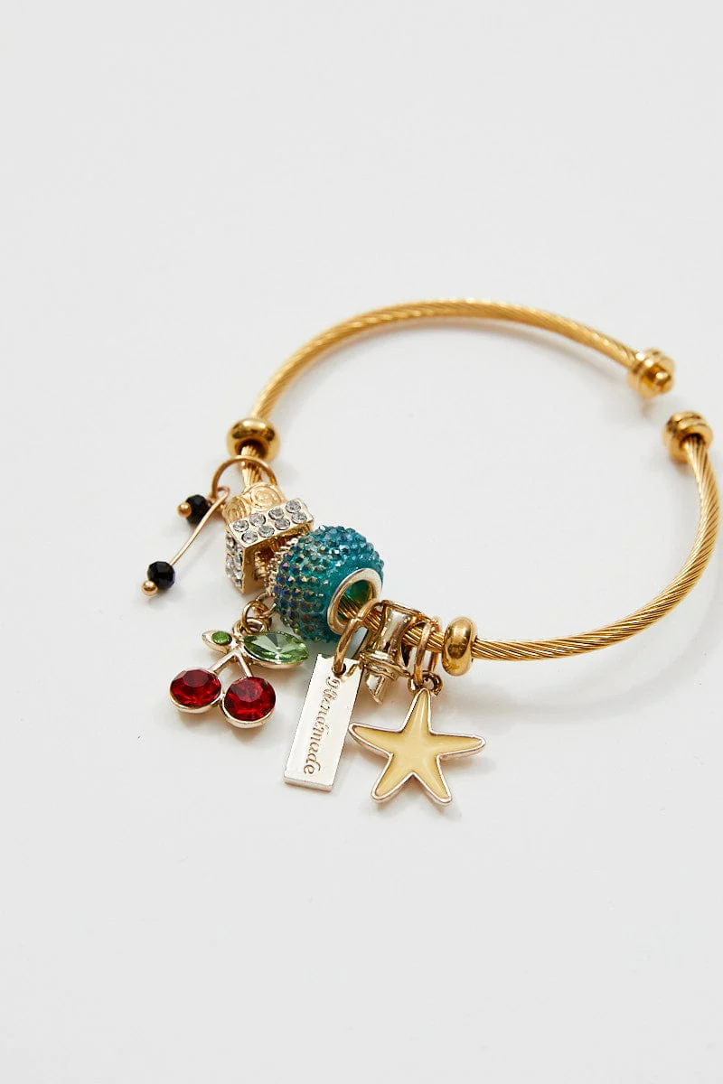 Blue Charm Bracelet