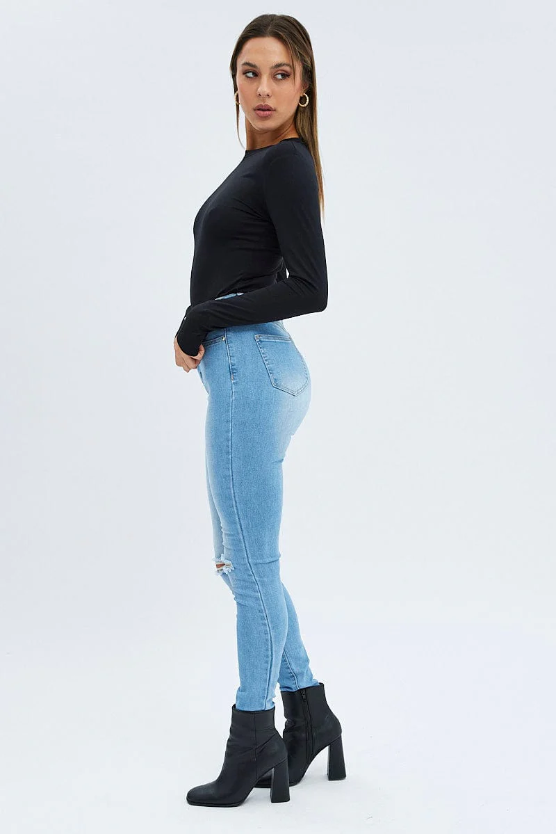 Denim Skinny Denim Jeans