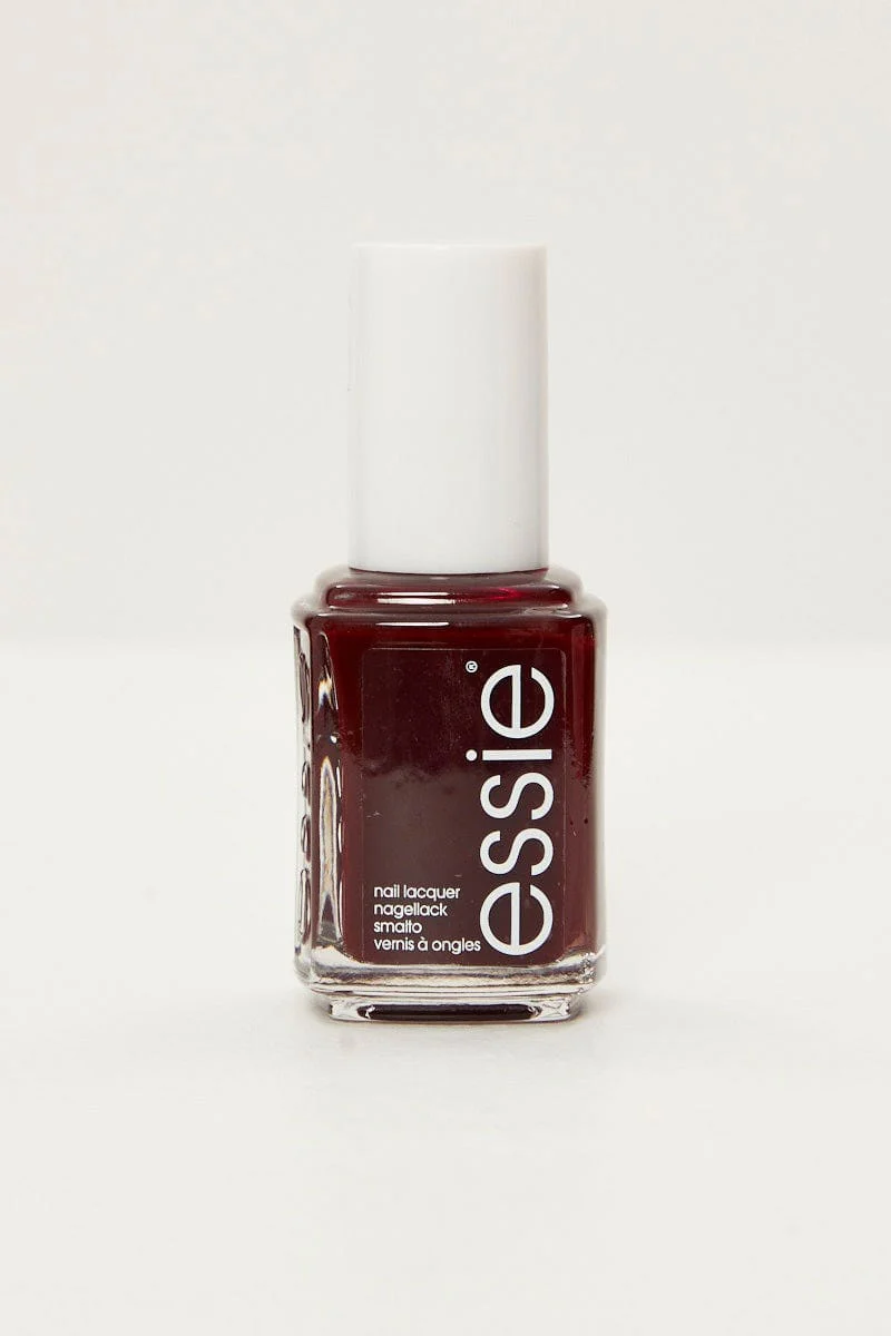Red Essie Nail Polish Bordeaux 50 Dark Red
