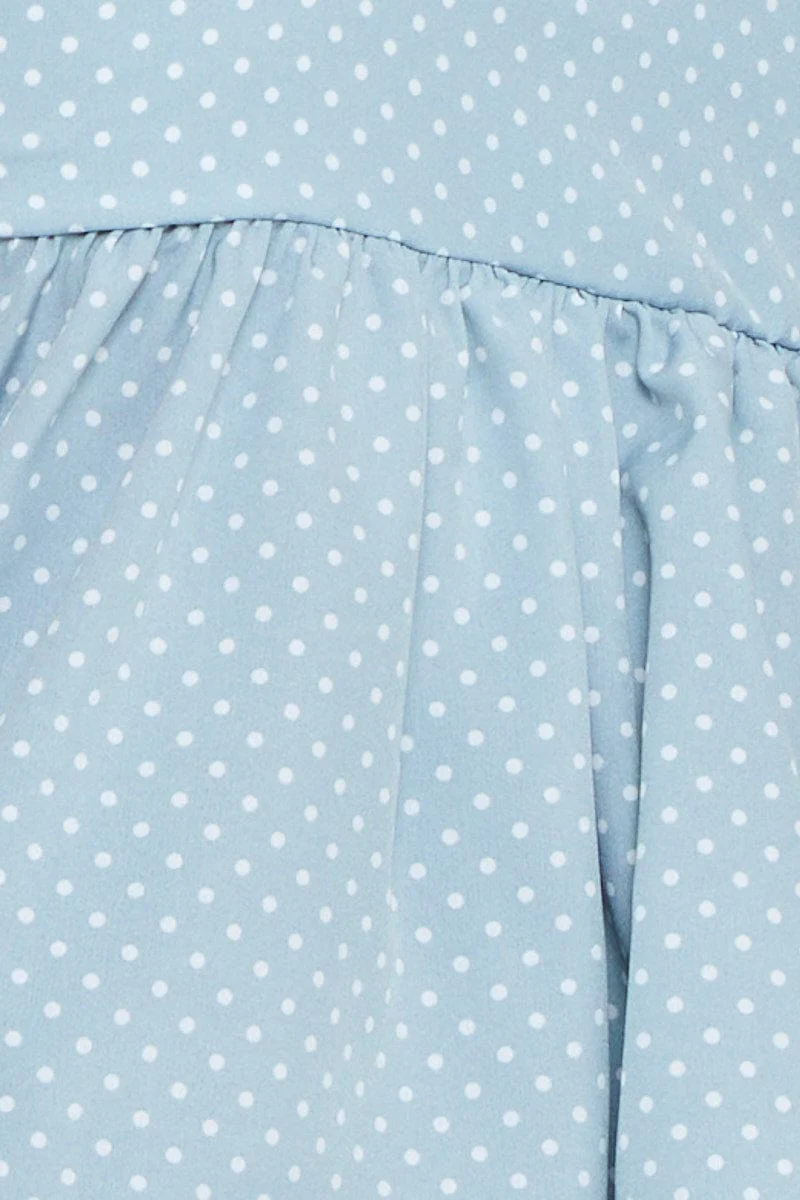 Polka Dot Cami Top Peplum