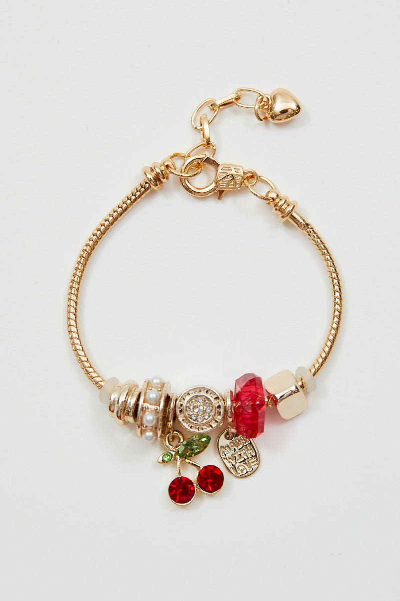 Gold Charm Bracelet