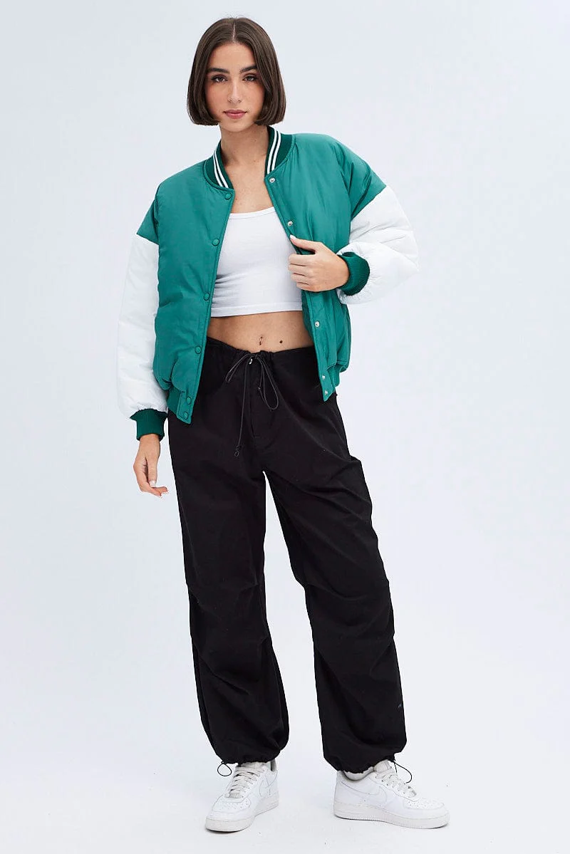 Multi Graphic Jacket Long Sleeve Oversized