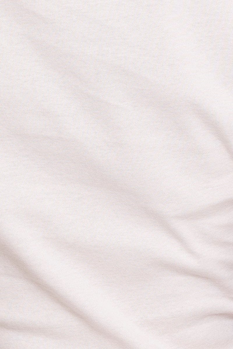 Pink T Shirt Short Sleeve Crew Neck