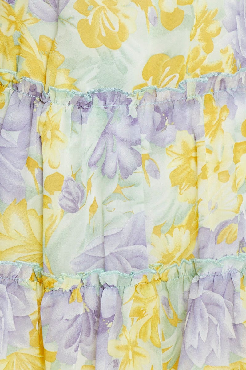 Print Mini Dress Sleeveless