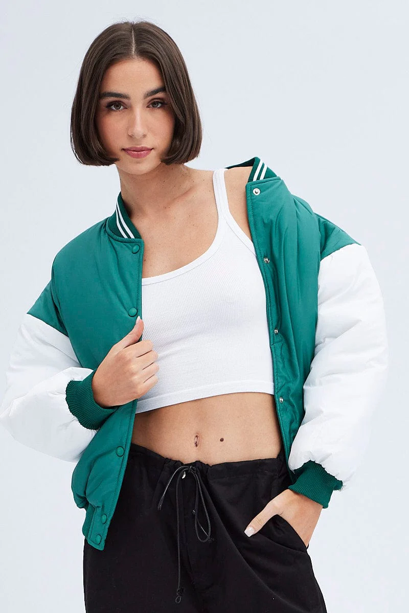 Multi Graphic Jacket Long Sleeve Oversized