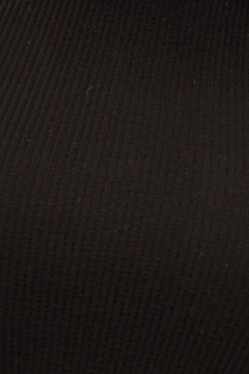 Black T Shirt Short Sleeve Crew Neck Seamless