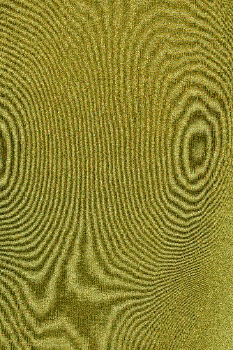 Green Mini Dress Halter Neck