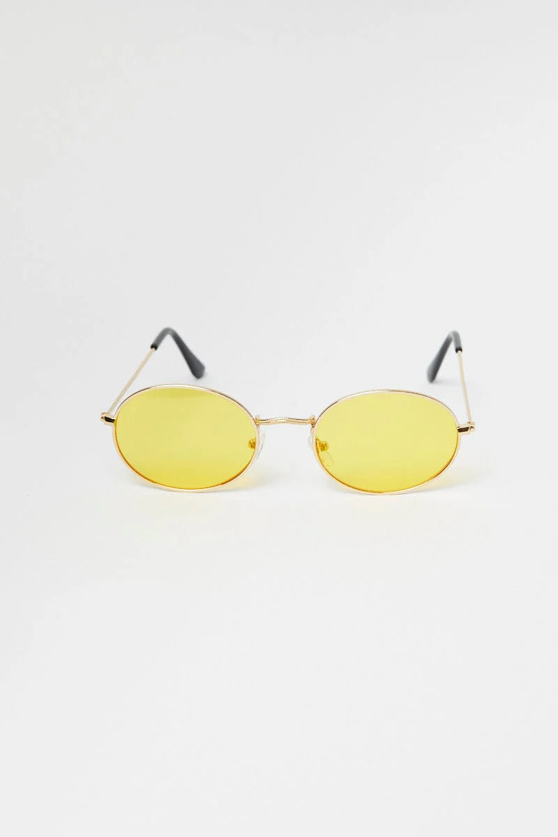 Yellow Fashion Sunglasses
