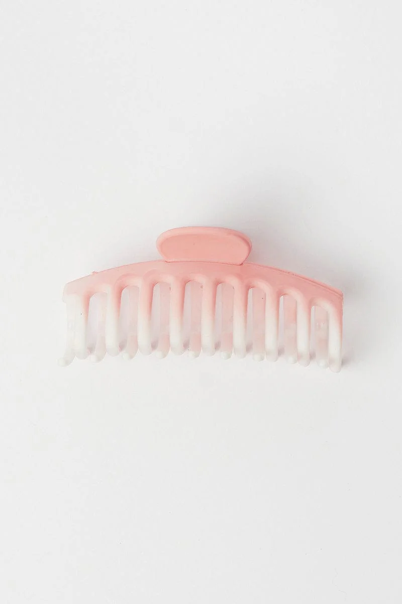 Pink Classic Hair Claw Clip