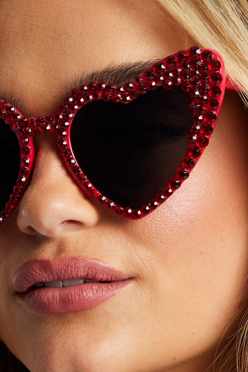 Red Heart Sunglasses